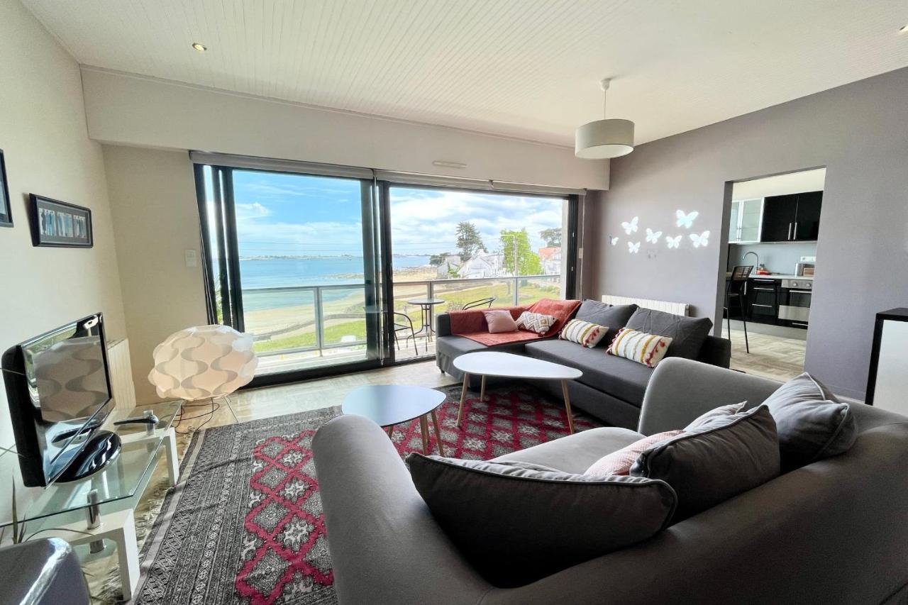 Luxury T3 Standing 2 - Vue Mer Exceptionnelle 180 Larmor-Plage Exterior foto