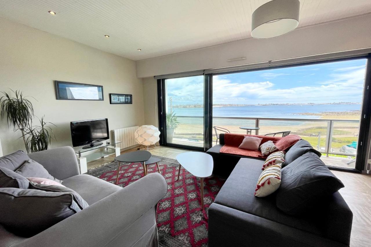 Luxury T3 Standing 2 - Vue Mer Exceptionnelle 180 Larmor-Plage Exterior foto
